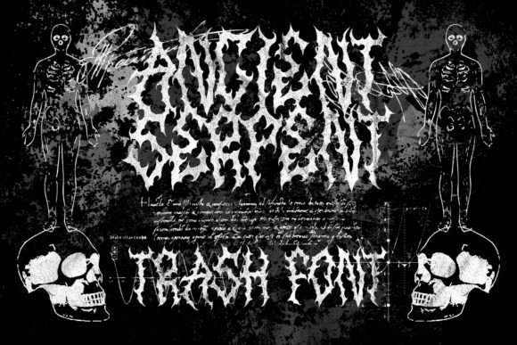 Ancient Serpent: A Font for the Unholy and Extreme