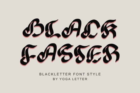 Black Faster: A Bold and Versatile Font for Creative Projects