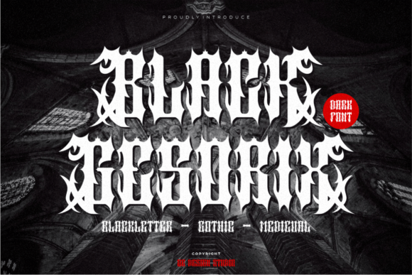 Black Gesorix: A Gothic Font with a Bold Identity