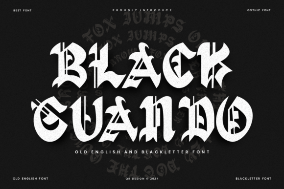 Black Guando: A Gothic Typeface for Bold Design Statements