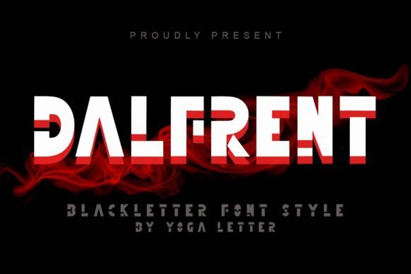 Dalfrent: A Unique and Elegant Blackletter Font for Modern Design Needs
