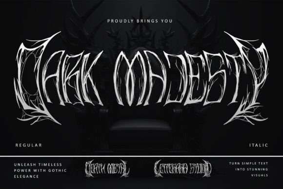 Dark Majesty: A Font of Gothic Power