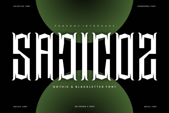 Exploring the Elegance and Versatility of Sajicoz: A Gothic Blackletter Display Font