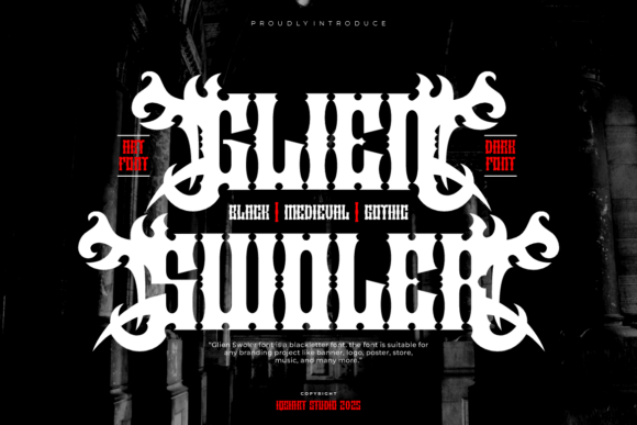 Glien Swoler: A Font for Bold and Dark Branding