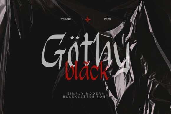 Gothy Black: A Modern Gothic Typeface for Bold Design Needs
