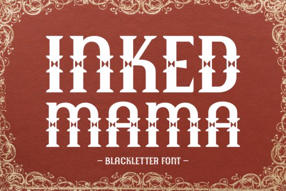 Inked Mama: A Bold, Vintage-Inspired Font