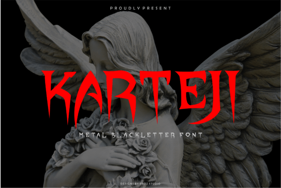Introducing KARTEJI – A Bold and Authoritative Metal Blackletter Typeface