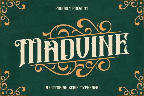 Madvine: A Victorian Serif Typeface for Timeless Design Projects