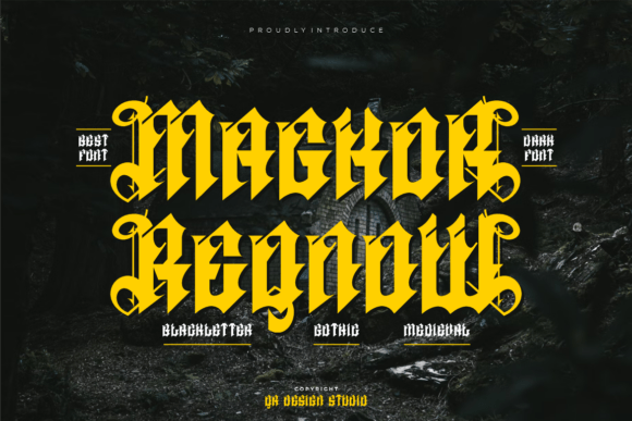 Magkor Reqnow: A Bold and Unique Font for Impactful Designs