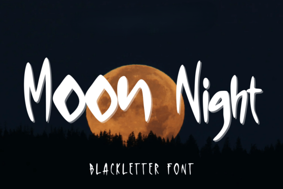 Moon Night Font: Elegance with a Whimsical Edge