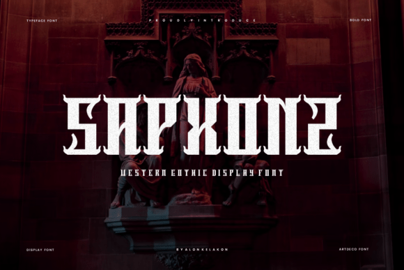 Sapxonz: A Unique Blackletter Font for Creative Expression