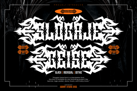 Slogaje Geise: A Bold Typographic Choice for Gothic and Medieval Branding