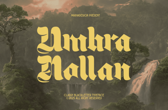 Umbra Nollan: A Bold Blackletter Font for Modern and Historical Designs