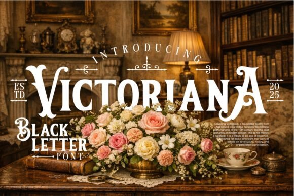 Victoriana: A Font Steeped in Victorian Elegance