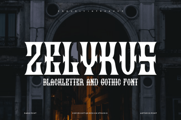 Zelykus: A Bold and Stylish Blackletter Font for Impactful Design